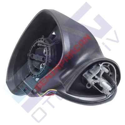1P1857507K - DIŞ DİKİZ AYNASI SOL LEON 2009- - Aftermarket