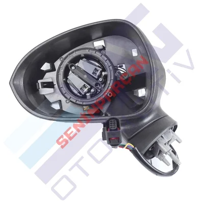 1P1857507K - DIŞ DİKİZ AYNASI SOL LEON 2009- - Aftermarket