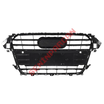 8K0853651E - PANJUR BÜYÜK PLAKALIK AUDI A4 PARLAK SİYAH 2012-15 - Aftermarket