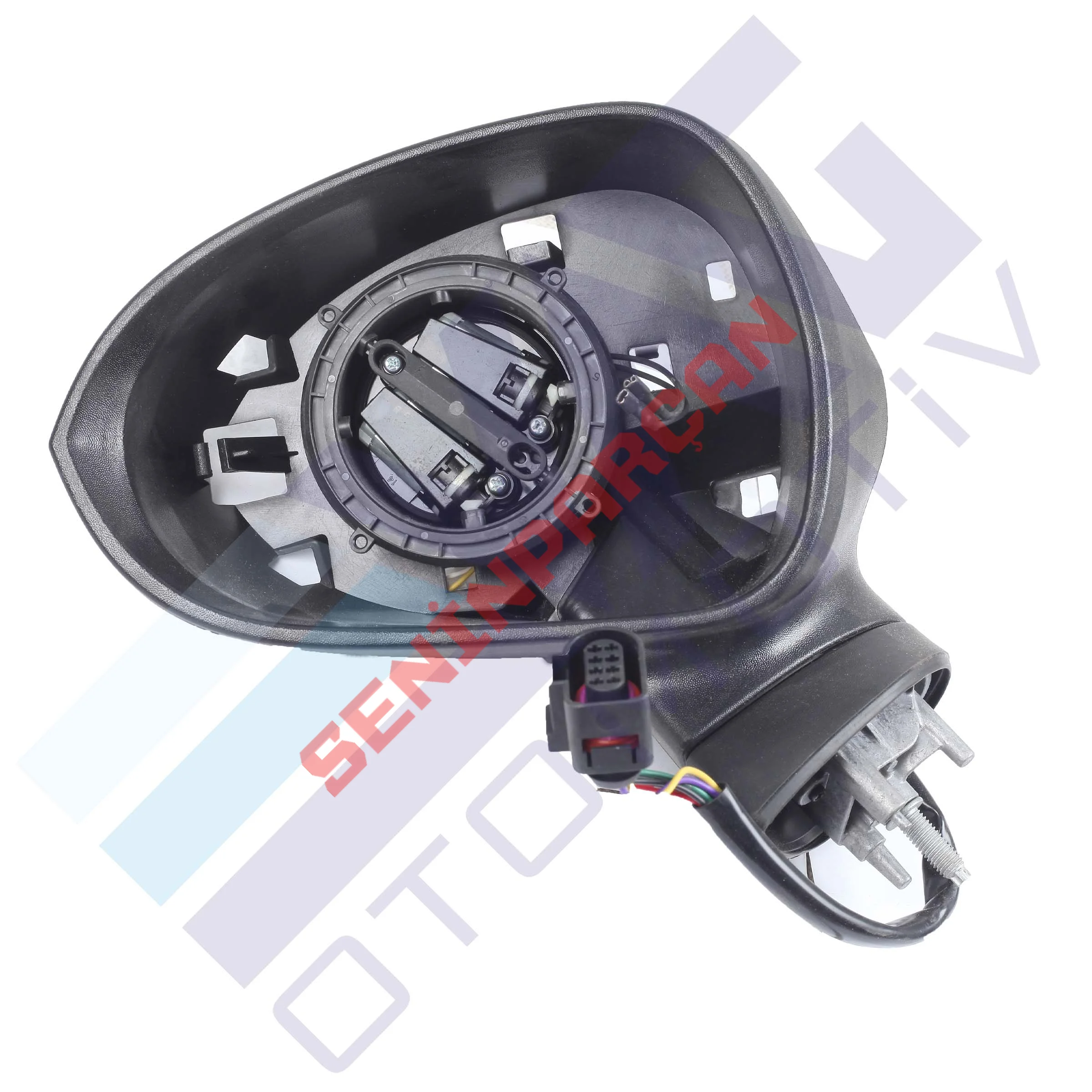 1P1857507K - DIŞ DİKİZ AYNASI SOL LEON 2009-