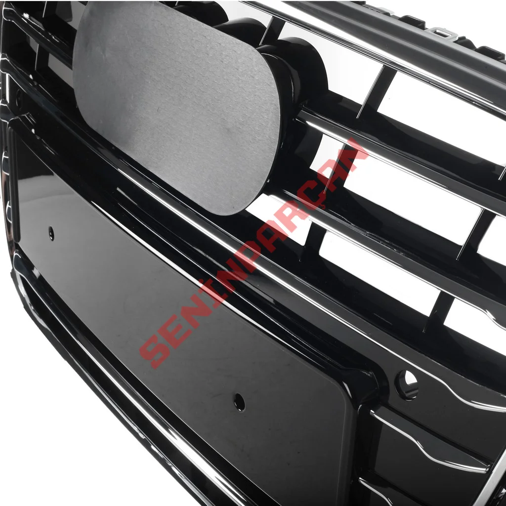 8K0853651E - PANJUR BÜYÜK PLAKALIK AUDI A4 PARLAK SİYAH 2012-15