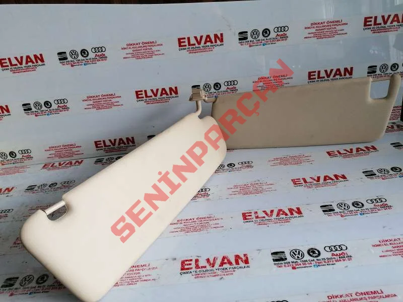 7P0857551 - AYDINLATMALI AYNA VE KORUYUCU