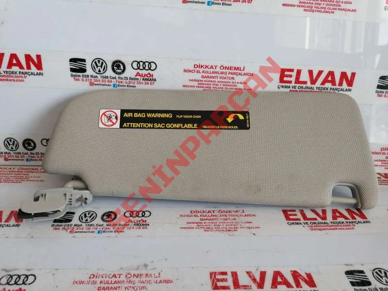 4G0857551 - AYDINLATMALI AYNA VE KORUYUCU.