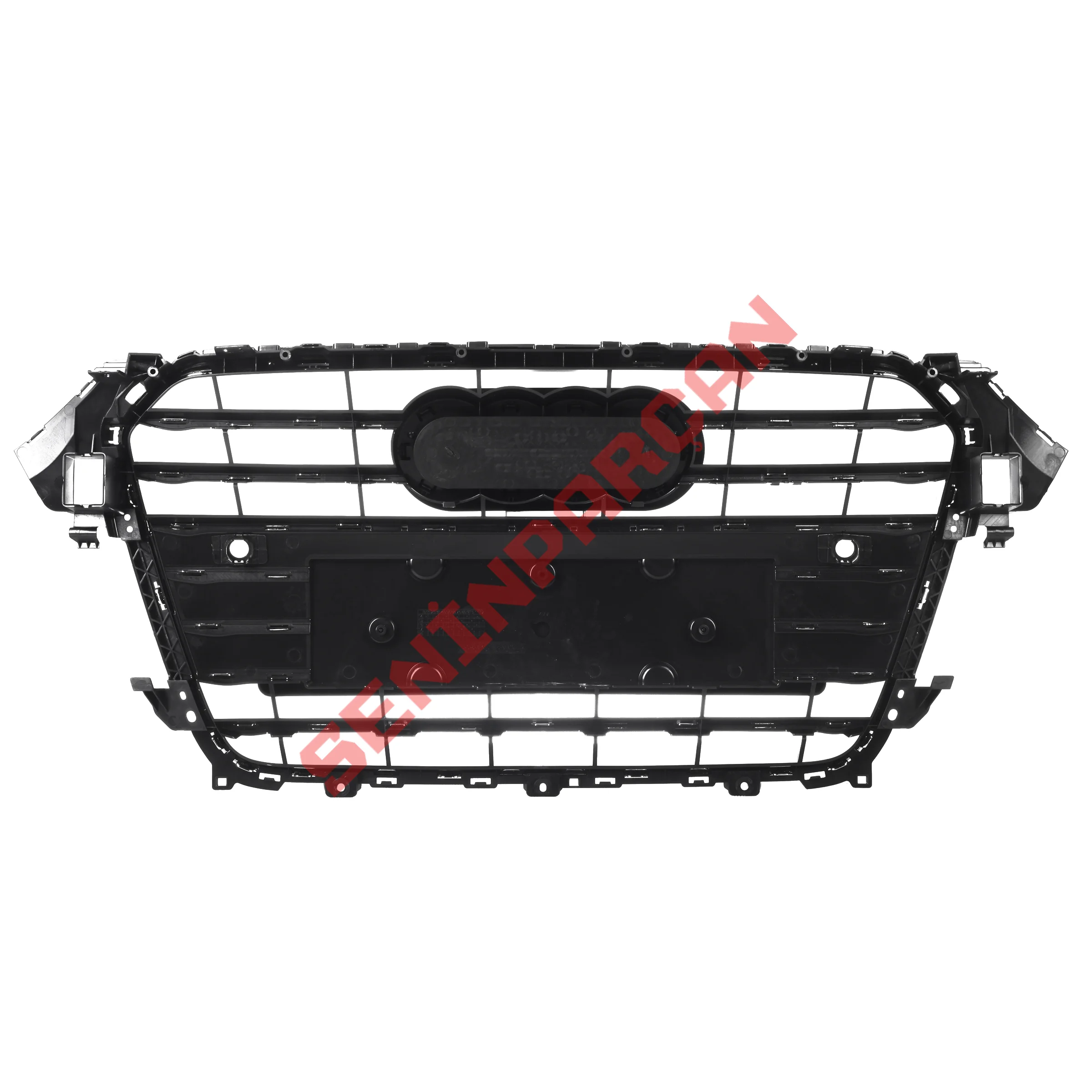 8K0853651E - PANJUR BÜYÜK PLAKALIK AUDI A4 PARLAK SİYAH 2012-15