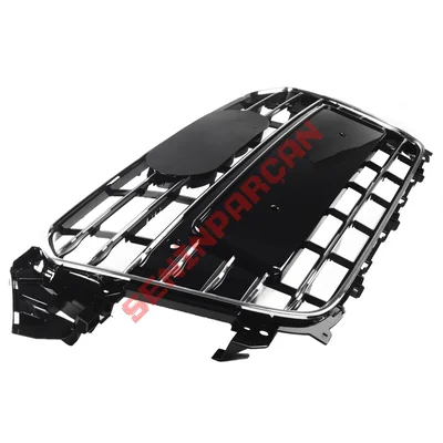 8K0853651E - PANJUR BÜYÜK PLAKALIK AUDI A4 PARLAK SİYAH 2012-15